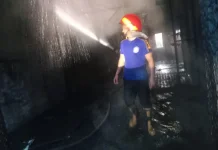 Dua Toko Ludes Terbakar di Pasar Lambaro