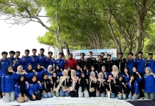 Mahasiswa Gelar Aksi Bersih Pantai di Ujung Bate Lhokseumawe