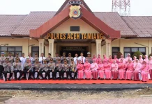 Kapolda Aceh Tinjau Pembangunan Huntap Polri di Aceh Tamiang