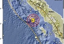 Simeulue Diguncang Gempa 4,5 Magnitudo, Tidak Berpotensi Tsunami