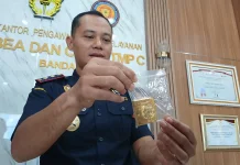 Petugas Gagalkan Penyeludupan Emas Batangan Senilai Rp1,4 Miliar di Bandara SIM