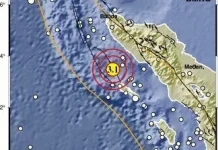 Gempa Bumi Magnitudo 3,1 Guncang Kabupaten Aceh Barat