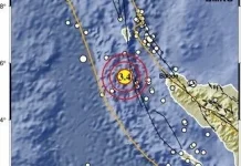 Gempa 3,4 Magnitudo Guncang Perairan Barat Sabang, tidak Berpotensi Tsunami