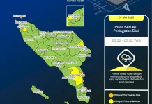 Hujan Lebat Berpotensi Guyur Sejumlah Wilayah di Aceh hingga Dini Hari