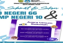 SMPN 10 Banda Aceh Raih Juara Umum ISAC 2026