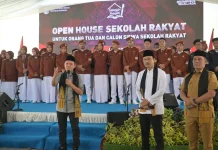 Wagub Aceh Bersama Menteri Sosial Hadiri Open House Sekolah Rakyat di Aceh Besar