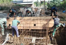 Jembatan Perintis Desa Leubue Capai Progres 47 Persen