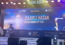 Zulhas Kukuhkan Pengurus PAN Aceh, Target Suara Pemilu 2029 Meningkat