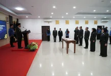 Kakanwil Kemenkum Aceh Lantik Lima Pejabat JFT