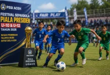 PSSI Aceh Buka Pendaftaran Festival Sepakbola Piala Presiden U-10 dan U-12 Tahun