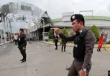 Serangan Bom di Selatan Thailand, Enam Polisi Terluka