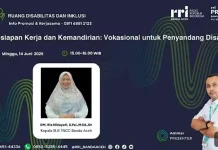 Vokasional Jadi Kunci Kemandirian Penyandang Disabilitas