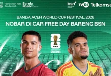 Pemko Banda Aceh Fasilitasi Nonton Piala Dunia di CFD