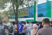 Ratusan Warga Padati CFD Nonton Bareng Piala Dunia