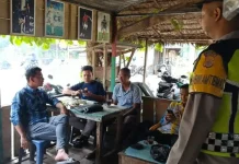 Polsek Teunom Amankan Aktivitas Warga Melalui Patroli Harkamtibmas