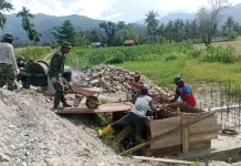 Pembangunan Jembatan Gantung di Aceh Tenggara Capai Progres 34 Persen