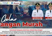 Jaga Stabilitas Harga dan Daya Beli Masyarakat, Aceh Besar Gelar Pangan Murah