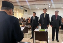 Rektor Universitas Iskandar Muda Lantik Wakil Rektor dan Kepala Biro