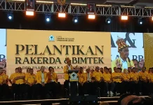 Bahlil Lantik Pengurus Baru Golkar Aceh, Tekankan Soliditas-Konsolidasi Partai