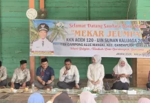 Mahasiswa UIN Sunan Kalijaga Yogyakarta KKN di Gampong Alue Mangki