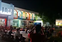 Warga Meriahkan Nobar-Debar Piala Dunia di Halaman RRI Banda Aceh