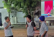 Gembira Bersama Warga, Ketua DPRK Banda Aceh Meriahkan Debar Bola Gembira RRI