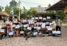 Mahasiswa KKN USK Kenalkan Satwa Kunci TNGL lewat Lomba Mewarnai