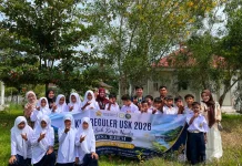 Mahasiswa KKN USK Desa Jijiem Gelar Sosialisasi Penghijauan dan Aksi Tanam Pohon
