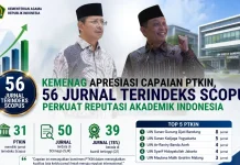Sebanyak 56 Jurnal Perguruan Tinggi Keagamaan Islam Negeri Terindeks Scopus