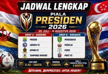 Piala Presiden 2026 Bergulir, Simak Pembagian Grup dan Jadwal Lengkap