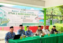Raker MTsN 2 Aceh Barat Daya Bahas Ragam Program Strategis