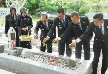 Kemenkum Aceh Ziarah Makam Pahlawan jelang Hari Pengayoman