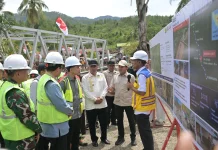 Wapres Tinjau Jembatan Lumut dan Jembatan Kendawi di Aceh Tengah