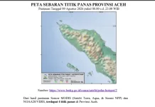 BMKG Deteksi Empat Titik Panas di Aceh, Tersebar di Tiga Kabupaten