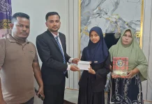 Haji Uma Bantu Putri Nelayan Idi Rayeuk Lanjut Sekolah di MAN 1 Idi