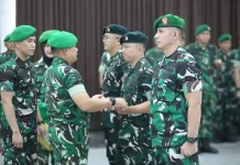 Kasdam IM Pimpin Sertijab Pejabat Kodam serta beri Penghargaan untuk Dua Prajurit