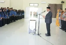 Wakil Bupati Aceh Besar Pimpin Pengambilan Sumpah PNS