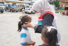 Pertamina Salurkan Bantuan kepada Masyarakat Pasca Erupsi Gunung Sinabung