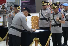 Kapolda Aceh Pimpin Sertijab Dua PJU dan Lima Kapolres Jajaran