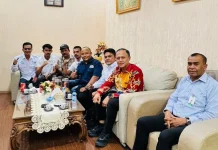 SMSI Aceh Besar Jalin Sinergi dengan Bank Aceh Syariah Cabang Jantho