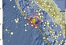 Gempa Bumi Berkekuatan Magnitudo 3,6 Mengguncang Simeulue
