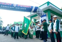 Jalan Santai Semarakkan Milad Ma’had Daarut Tahfizh Al Ikhlas