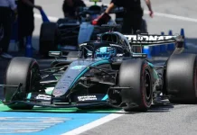 George Russell Formula 1 Grand Prix Azerbaijan