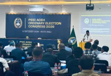 Kadispora Buka Kongres Biasa PSSI Aceh, Tekankan Persatuan dan Sportivitas