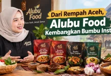 Alubu Food Perkenalkan Kuliner Aceh lewat Bumbu Instan