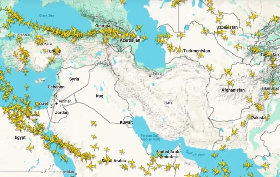 Maskapai Hindari Langit Iran imbas Konflik dengan AS-Israel