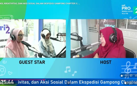 Ekspedisi Gampong Dorong Literasi dan Kreativitas Anak Desa