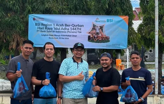 BSI Region Aceh Distribusikan 282 Hewan Kurban di Wilayah Aceh