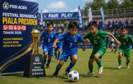 PSSI Aceh Buka Pendaftaran Festival Sepakbola Piala Presiden U-10 dan U-12 Tahun
