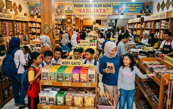 Oleh-oleh Khas Aceh Ramai Diburu Wisatawan saat Musim Liburan